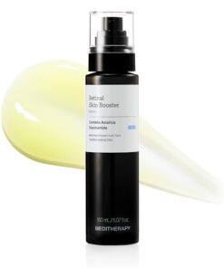 MEDITHERAPY Retinal Skin Booster Serum | Retinaldehyde, Niacinamide Anti-Aging Serum - K-Beauty Facial Serum for Fine Lines, Firming & Radiance | Hydrating Face Serum All Skin Types, 5.07 fl oz